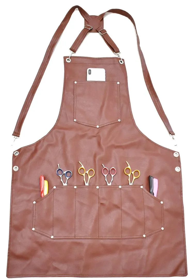 Leather Apron with Pockets