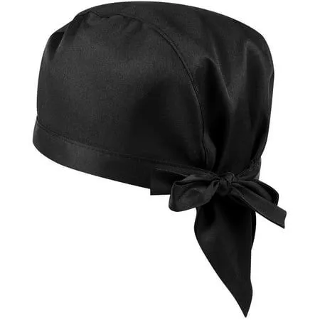 Black Chef Skull Cap