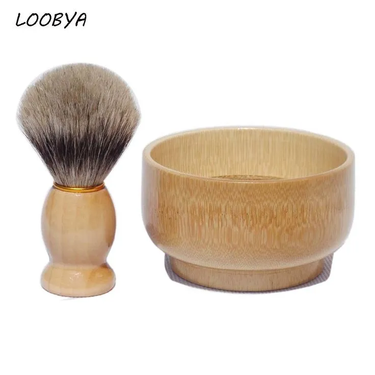 Shaving Brush and Bowl Set
