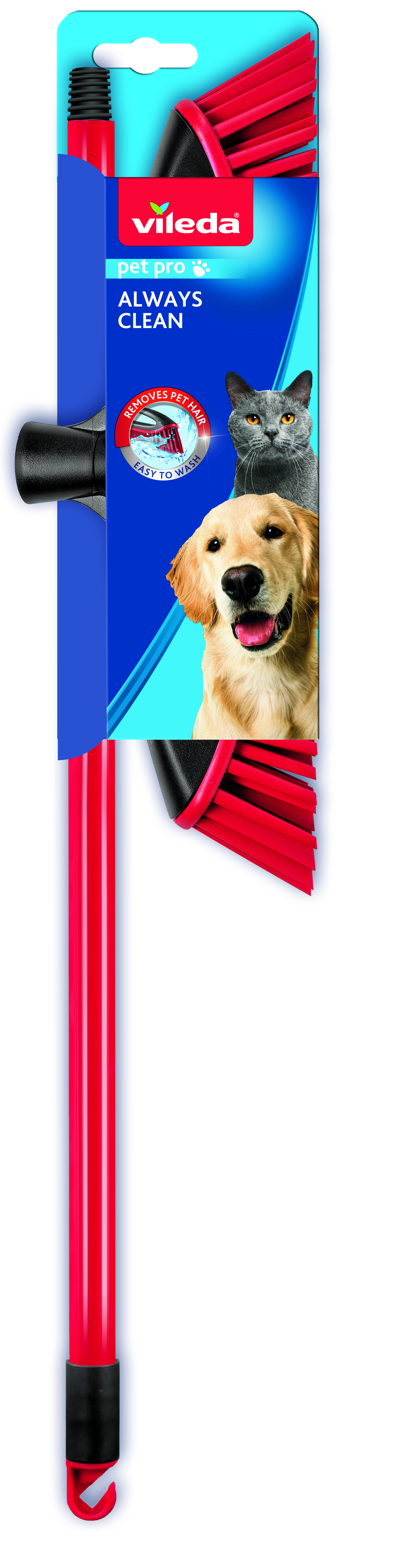 Vileda antistatinė šluota gyvūnų plaukams valyti