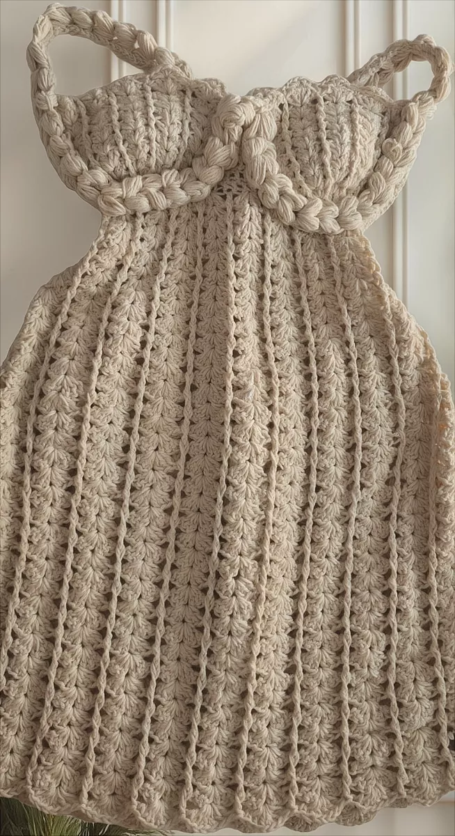 Vestido Corto, Tejido En Crochet