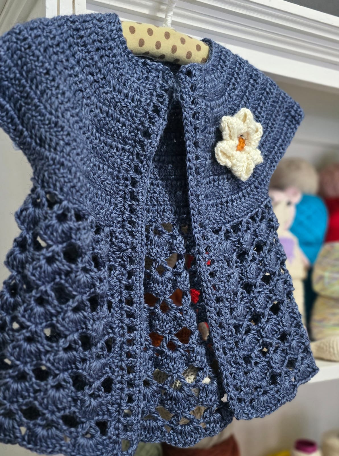 Chaleco Tejido En Crochet niña