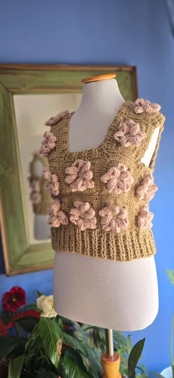 Chaleco Tejido En Crochet