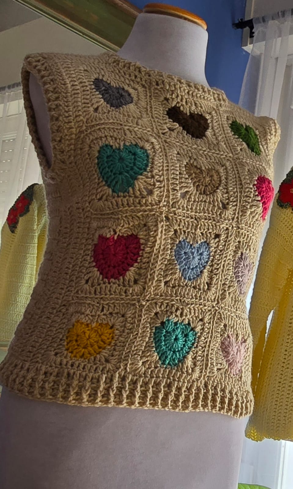 Chaleco Tejido En Crochet 