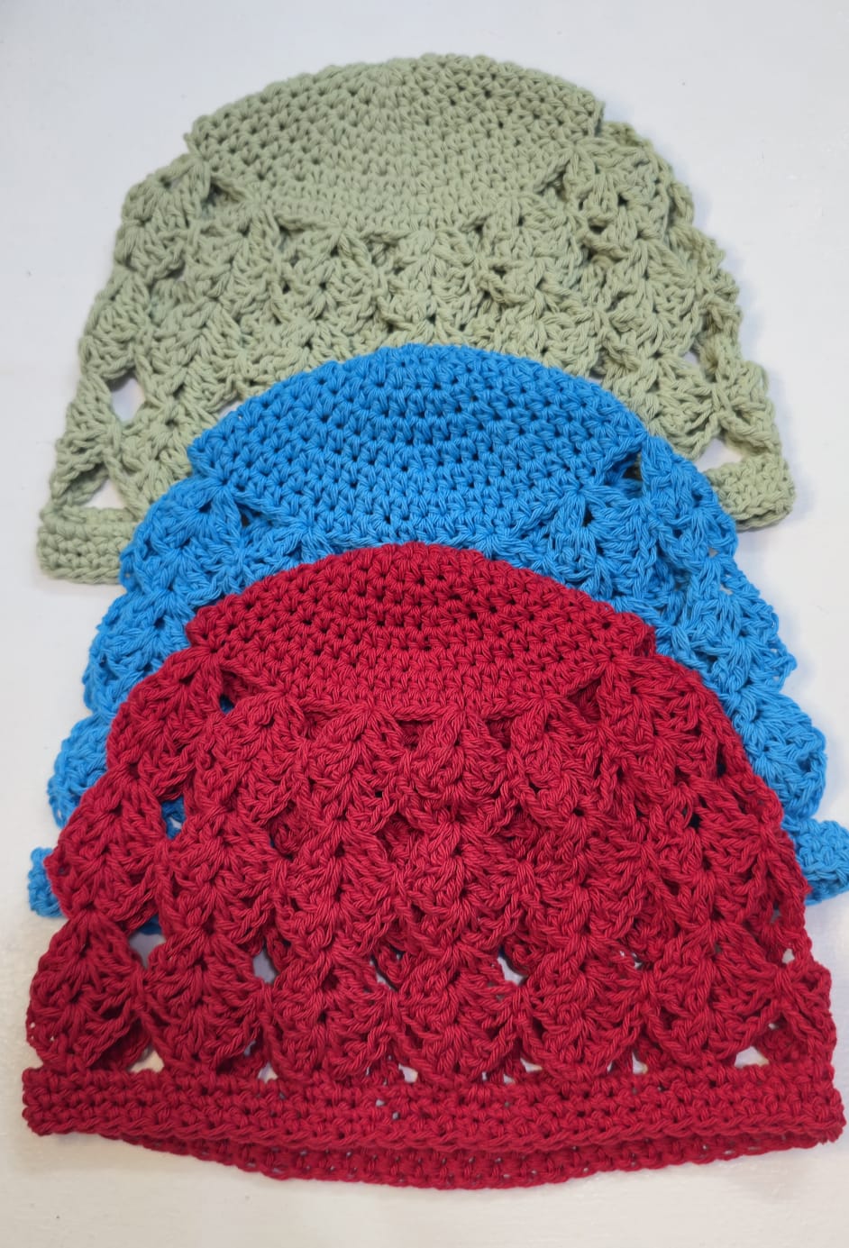 Casquetes de crochet
