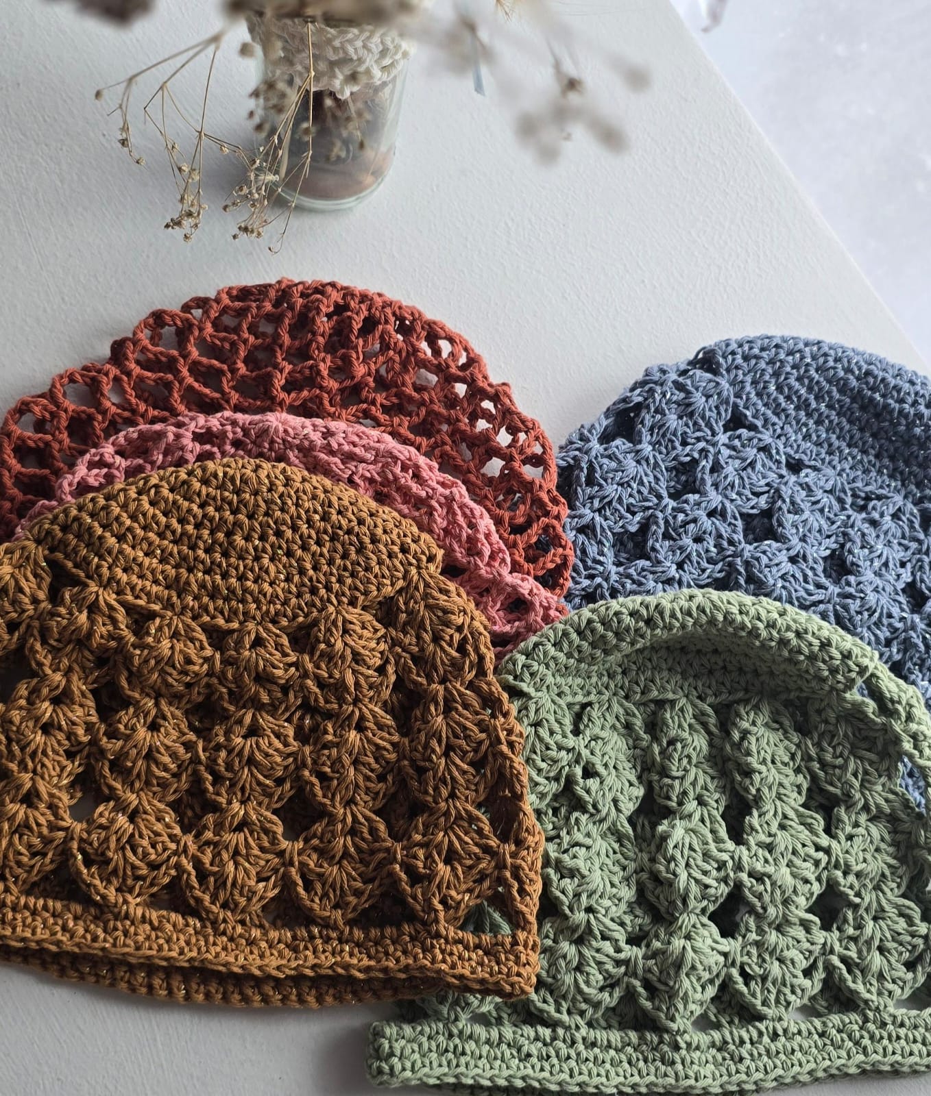 Casquetes de crochet