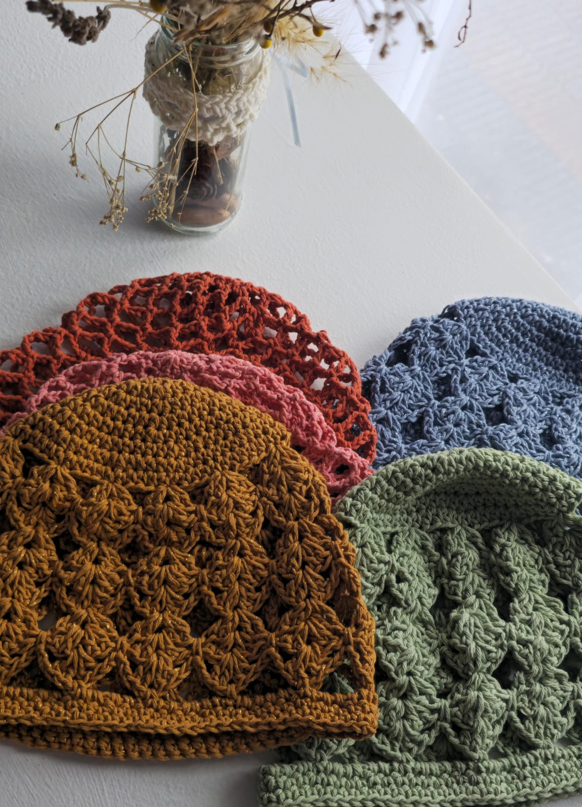 Casquetes de crochet