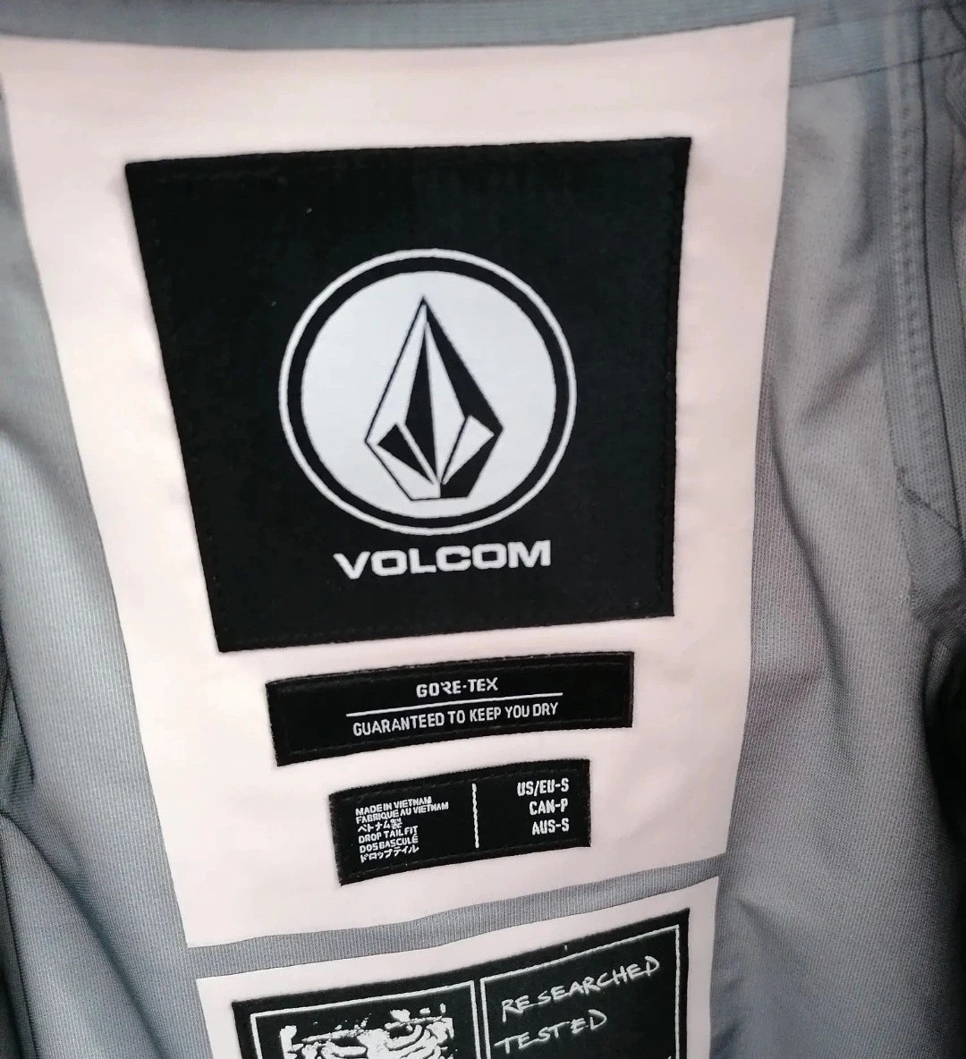 Giacca/Guscio snowboard Volcom Gore-Tex light pink taglia S