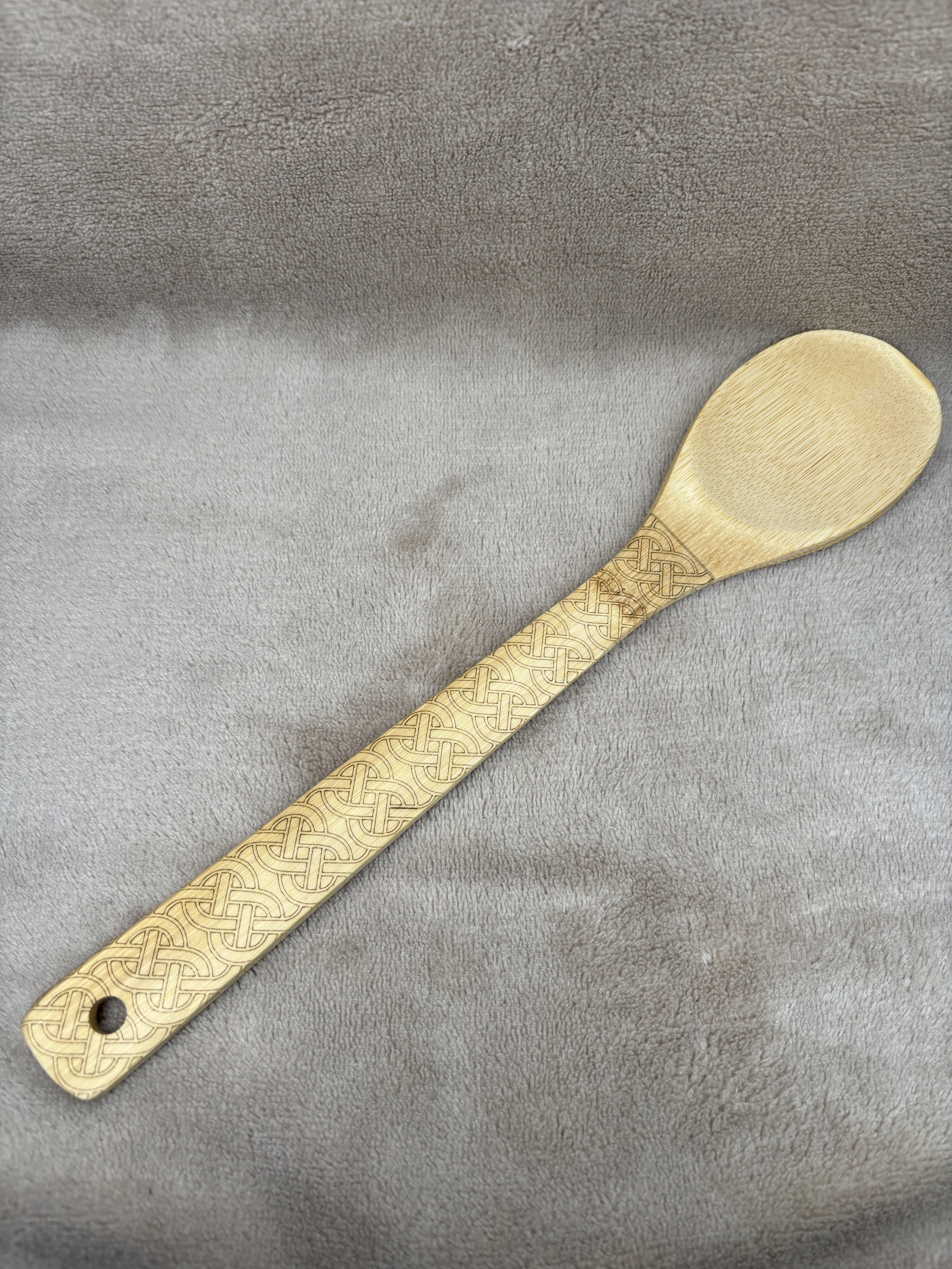 Cuillère de cuisine en bambou personnalisée 