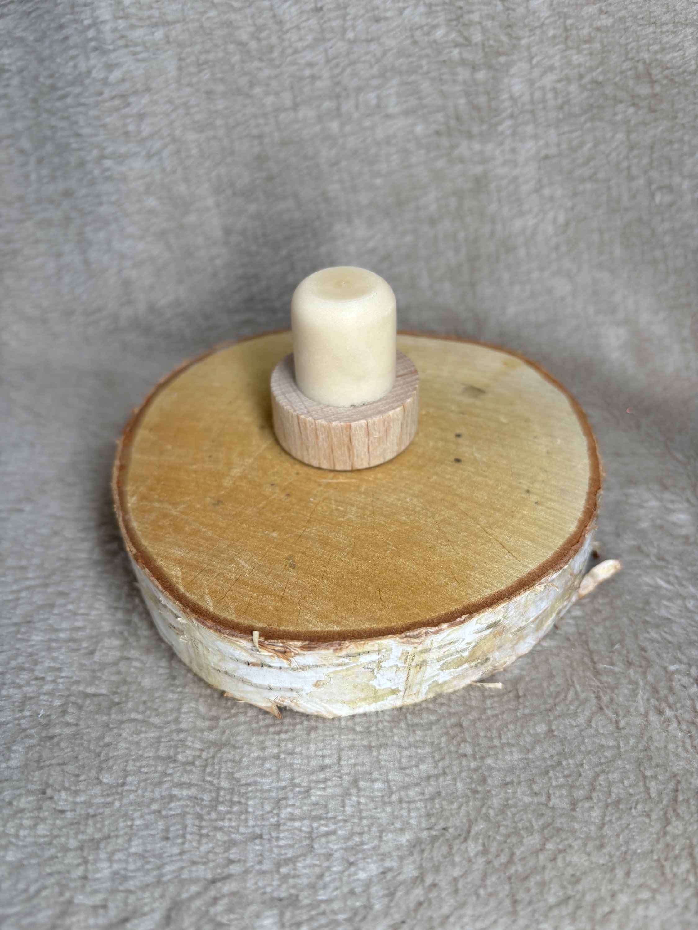 Bouchon en bois pour bouteille de vin personnalisé