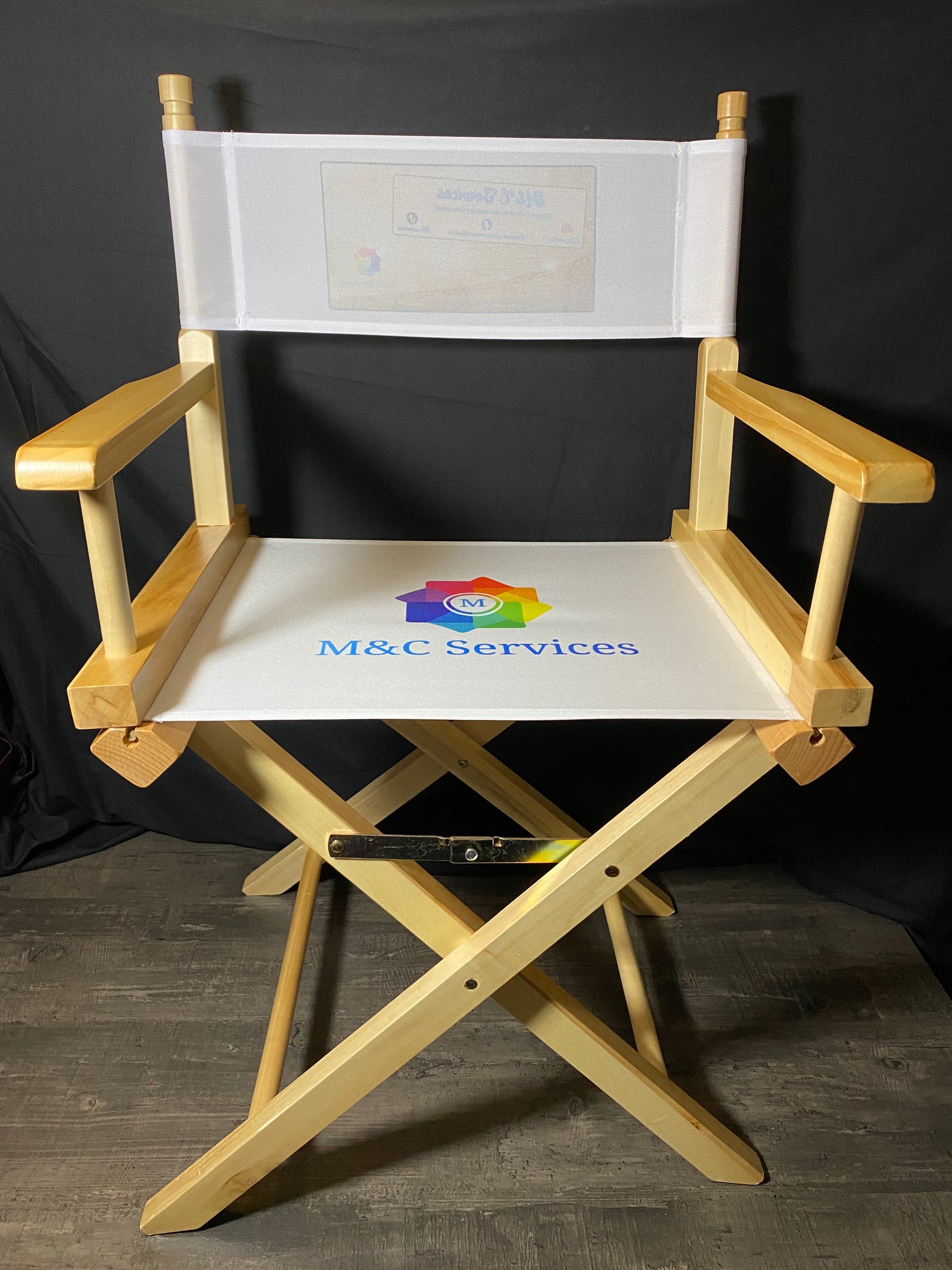 Chaise de réalisateur personnalisée