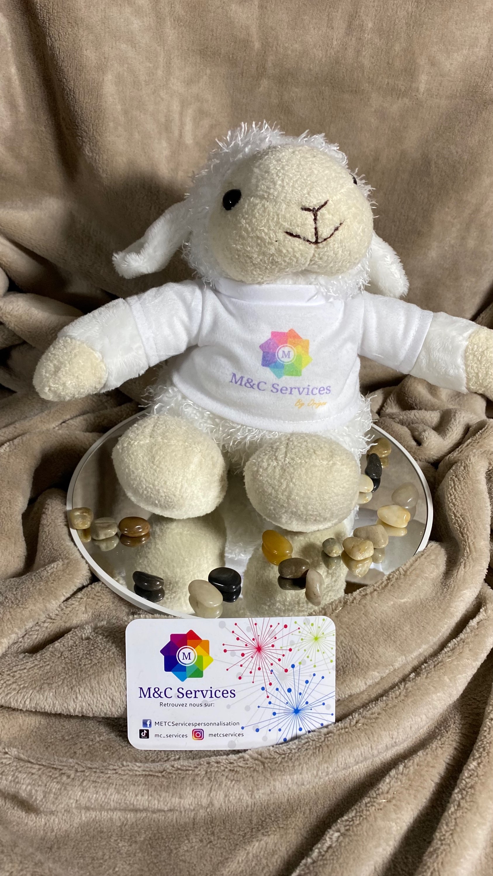 Origon le mouton peluche personnalisée