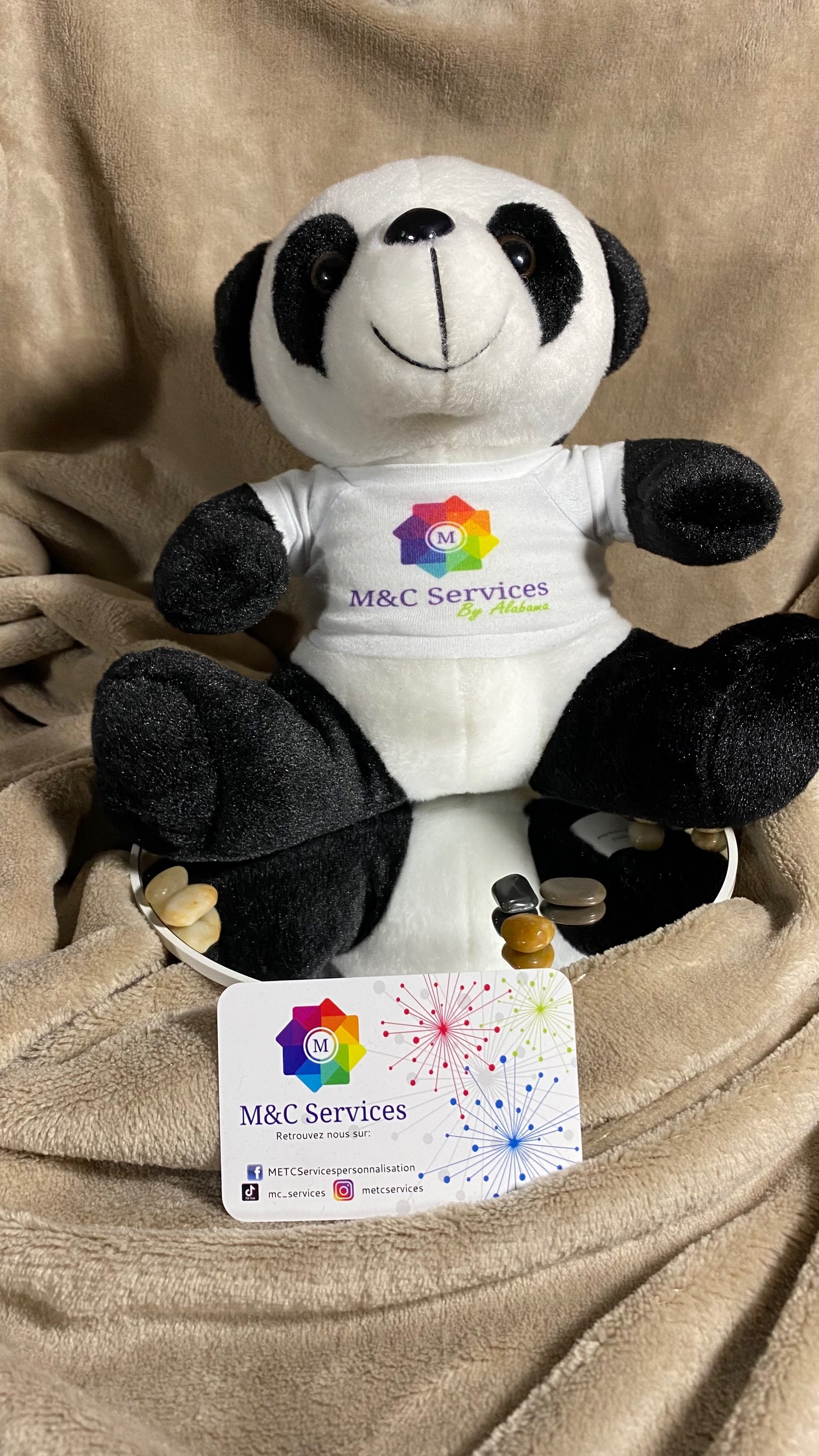 Alabama le panda peluche personnalisée