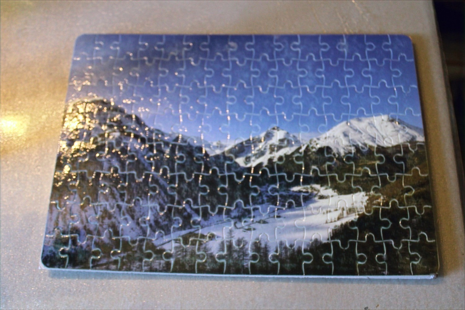 Puzzle format A4 personnalisé matière carton 