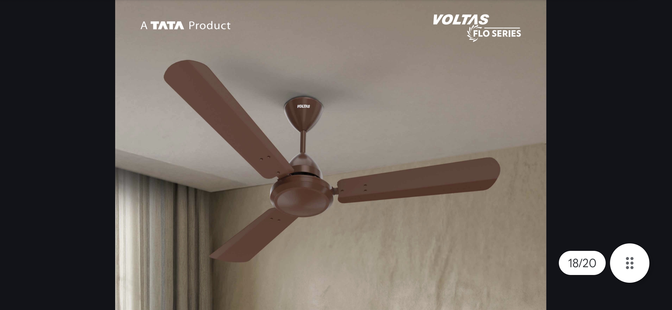 Voltas 5 Star Ceiling Fan NeonFlo