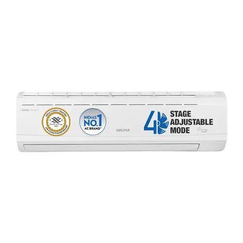 Voltas 2 Ton 5 Star Inverter Split AC | 100% Copper | 5 in 1 Maha Adjustable Cooling | Anti Dust Filter | Low Noise Level (245V Vectra Plus, White)