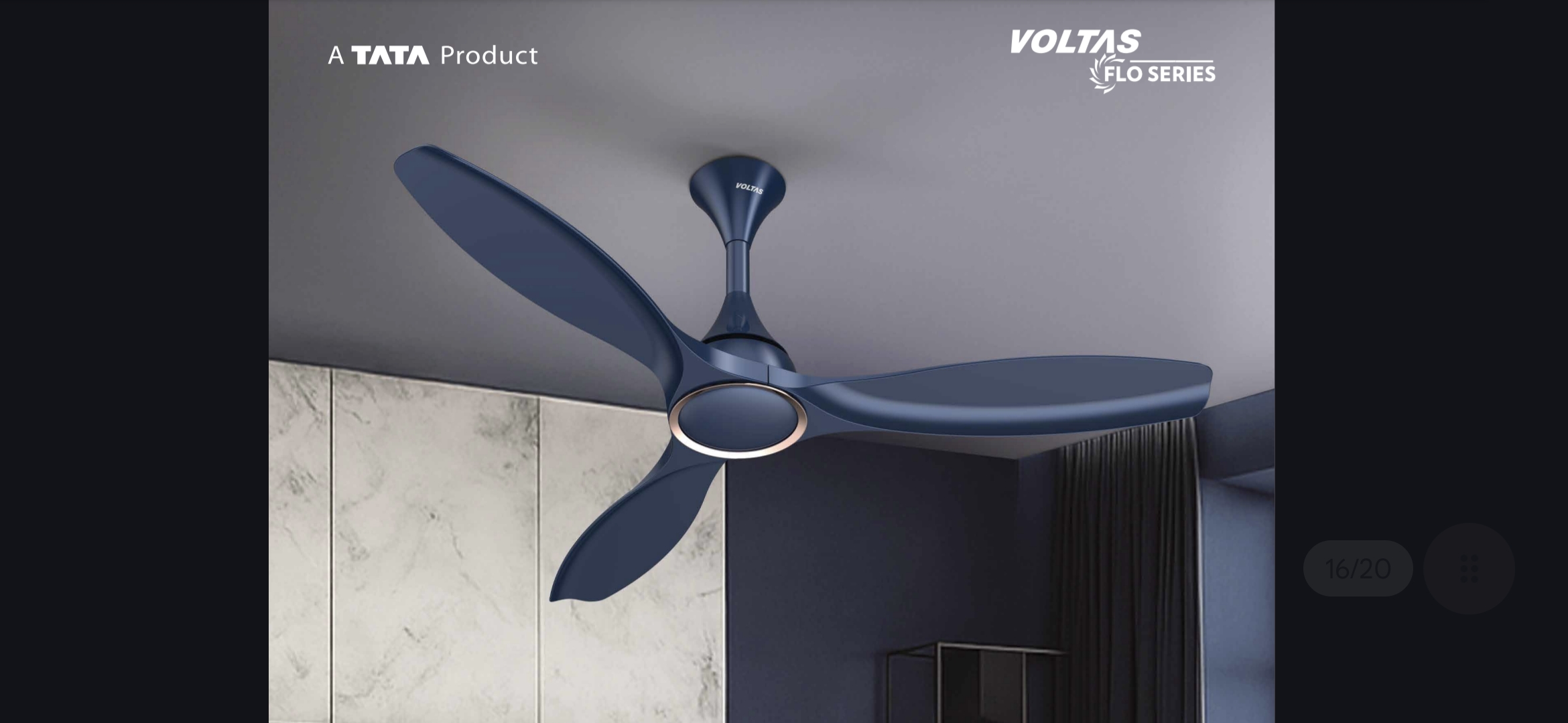 Voltas Ceiling Fan 5 Star ClassiFlo