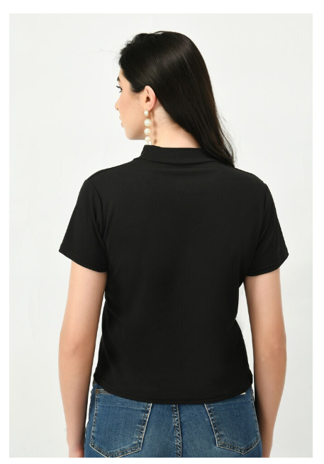 ARBITER COLLECTION Women's Cotton Solid H/S T-Shirt