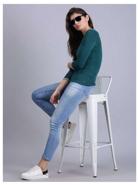 URGEAR Women's Cotton Full Sleeve T-shirt