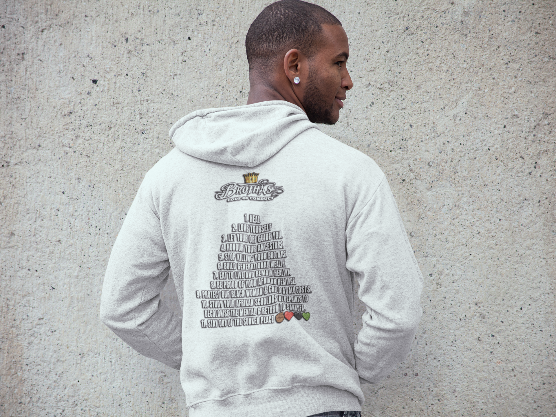 The Man in the Mirror Project Logo Hoodie