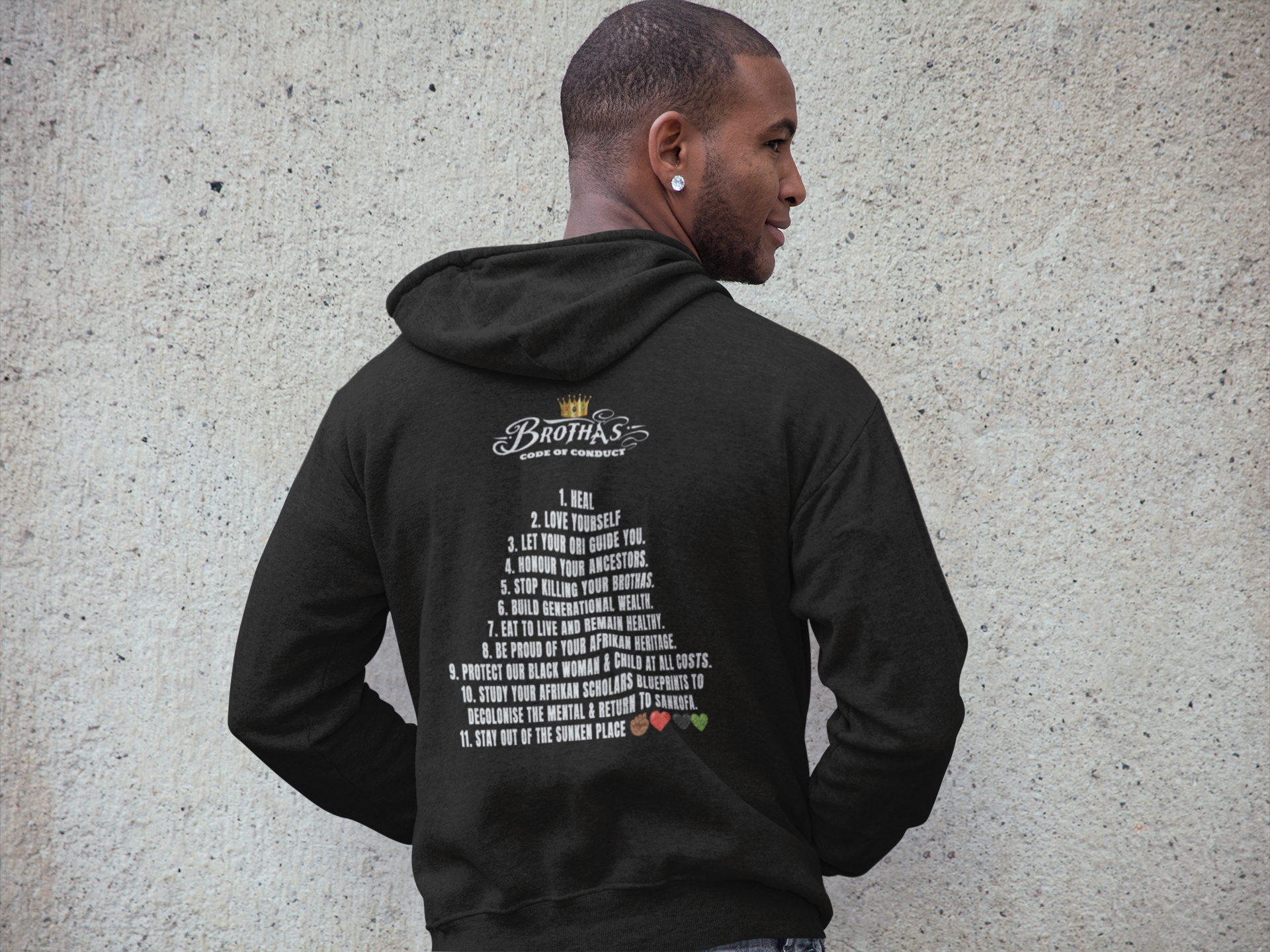 The Man in the Mirror Project Logo Hoodie