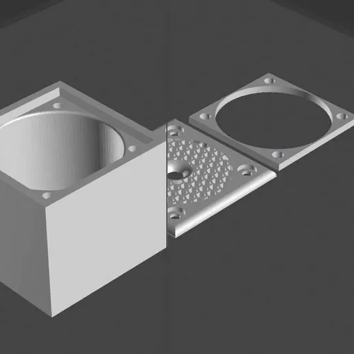 53 mm Speaker Box STL Downloadable File
