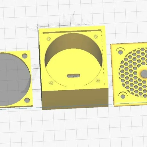 53 mm Speaker Box STL Downloadable File