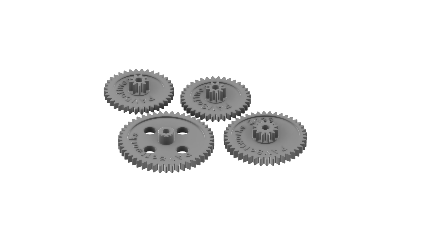 Master Pools 5 Port Filter Gear Set  STL Download
