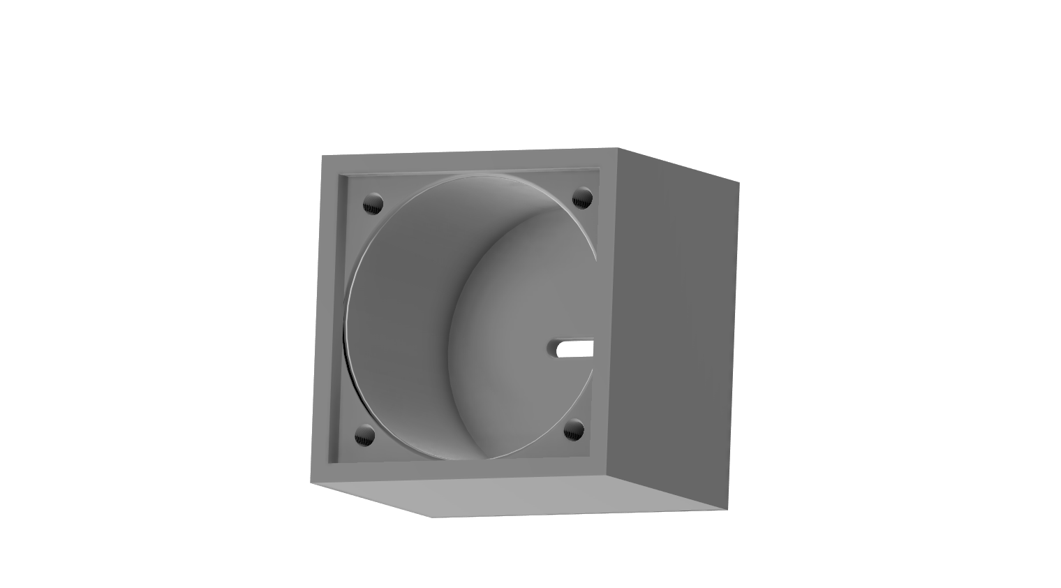 53 mm Speaker Box STL Downloadable File