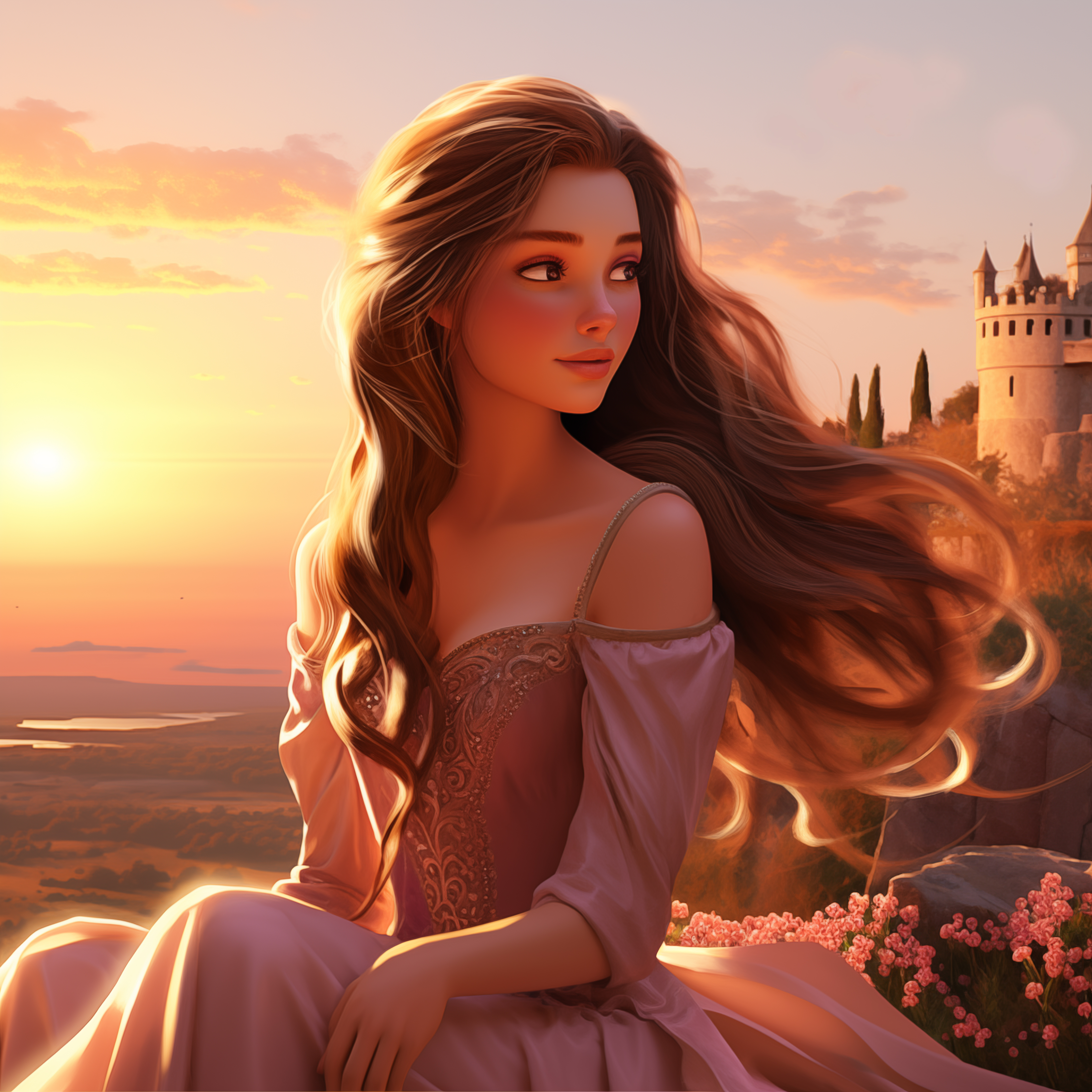 Day dreaming 17x17 print on high-quality artboard with UV ray laminate coating no glass required