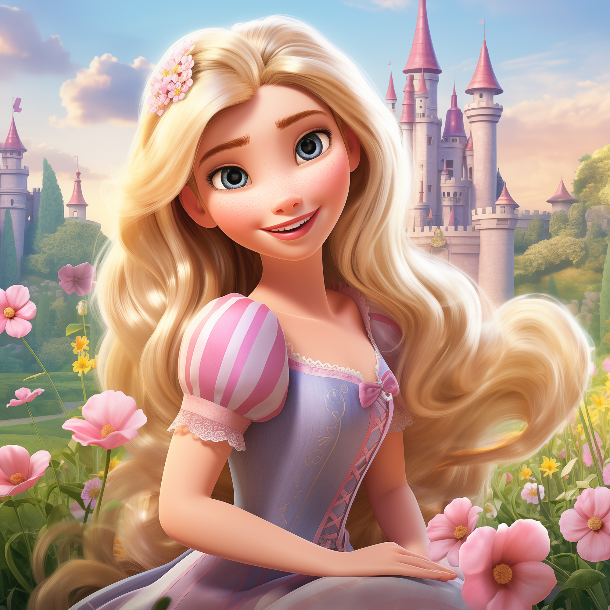 Princess Sophie 17x17 print on high-quality artboard with UV ray laminate coating no glass required.