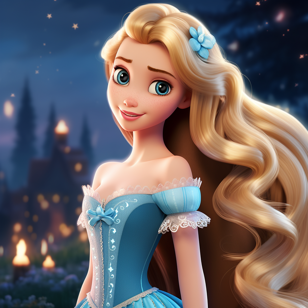 Cinderella 17x17 print on high-quality artboard with UV ray laminate coating no glass required