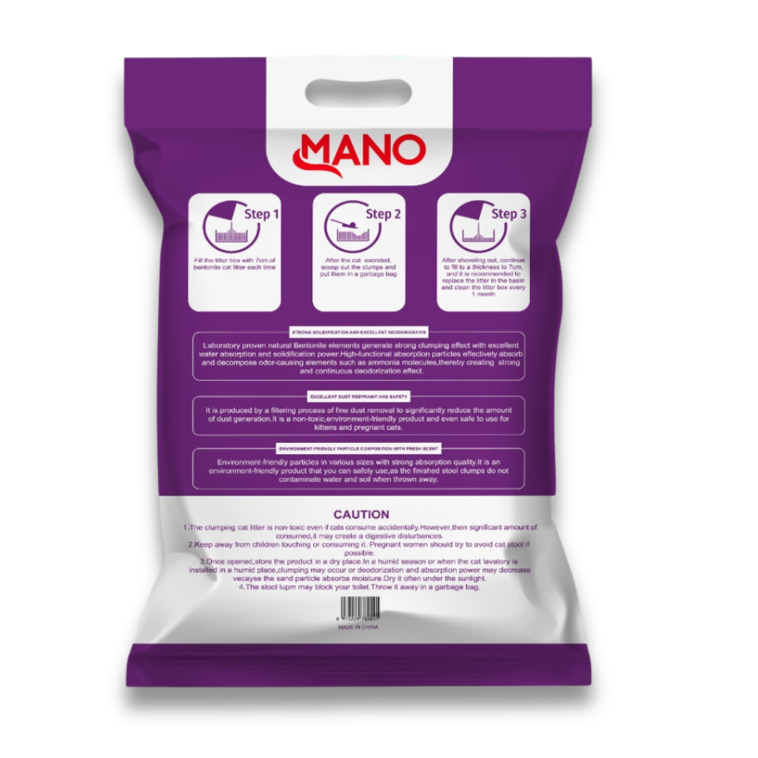MANO Cat Litter Lavender 10L
