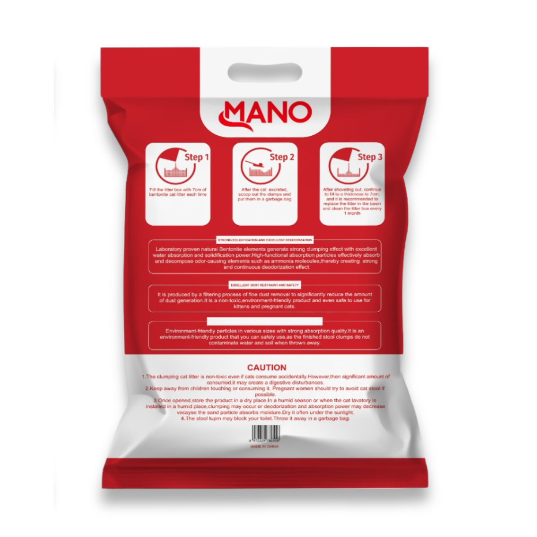 MANO Cat Litter Rose 10L