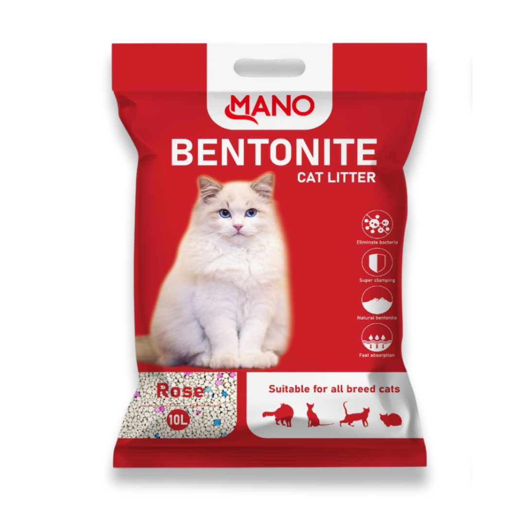 MANO Cat Litter Rose 10L