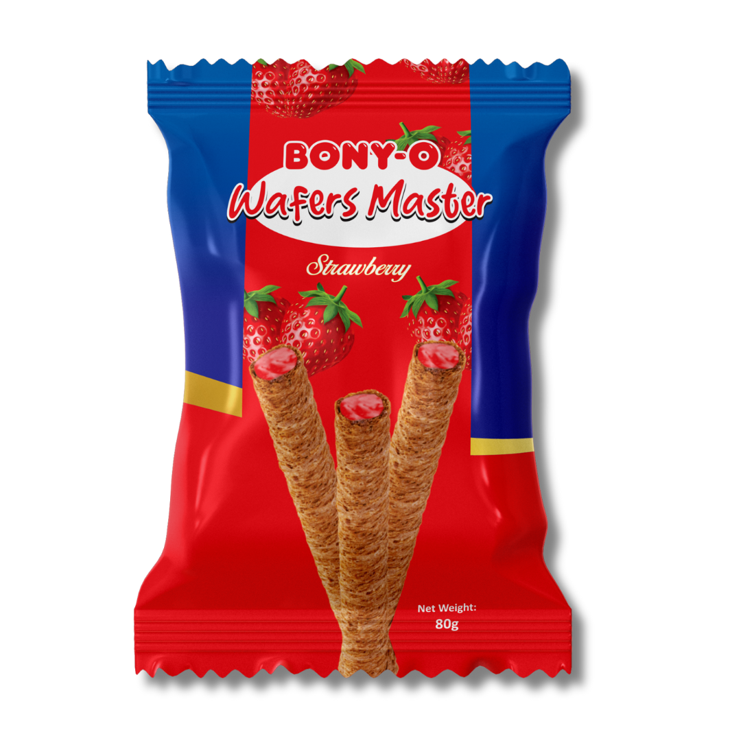 BONY-O Wafers Master Strawberry 80g