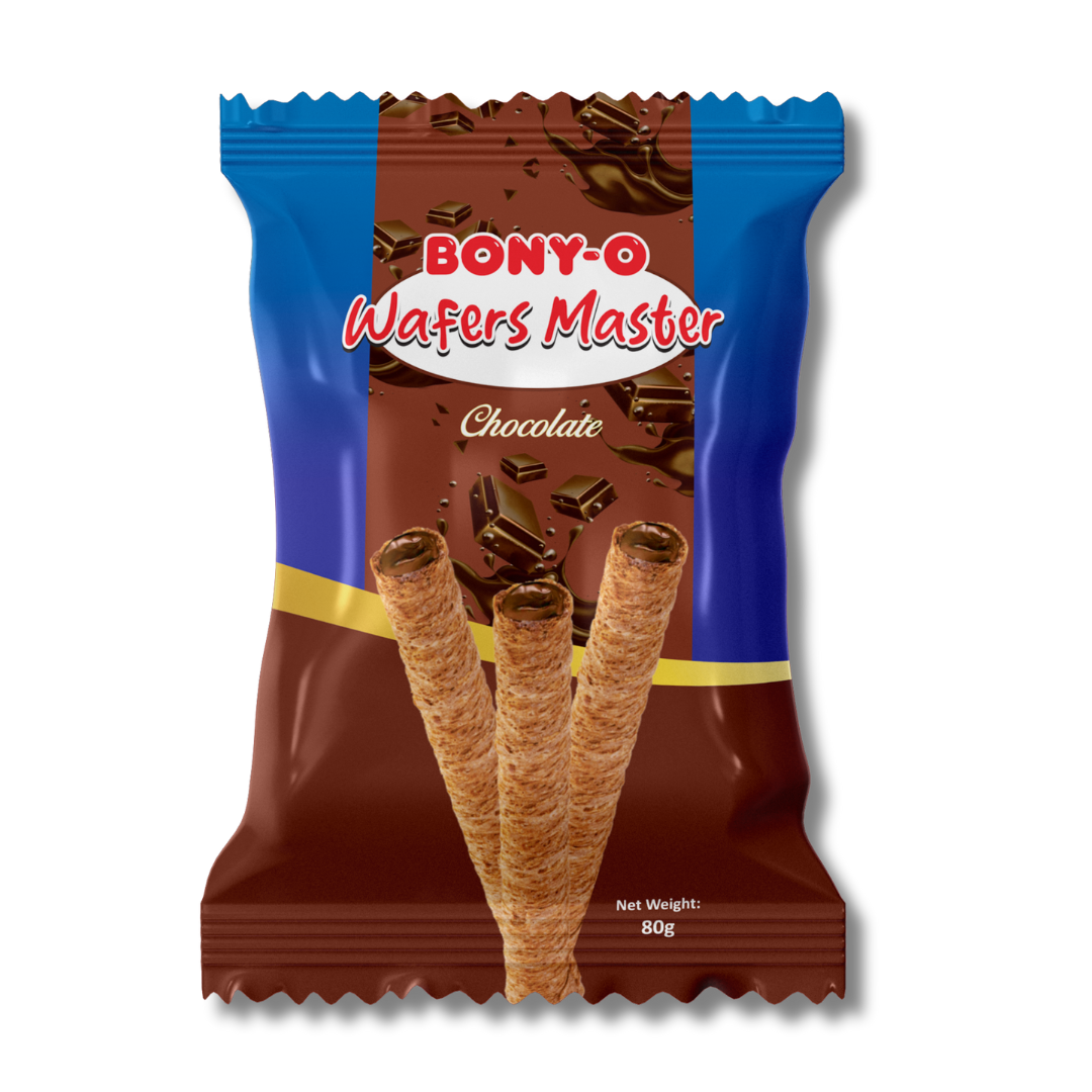 BONY-O Wafers Master Chocolate 80g
