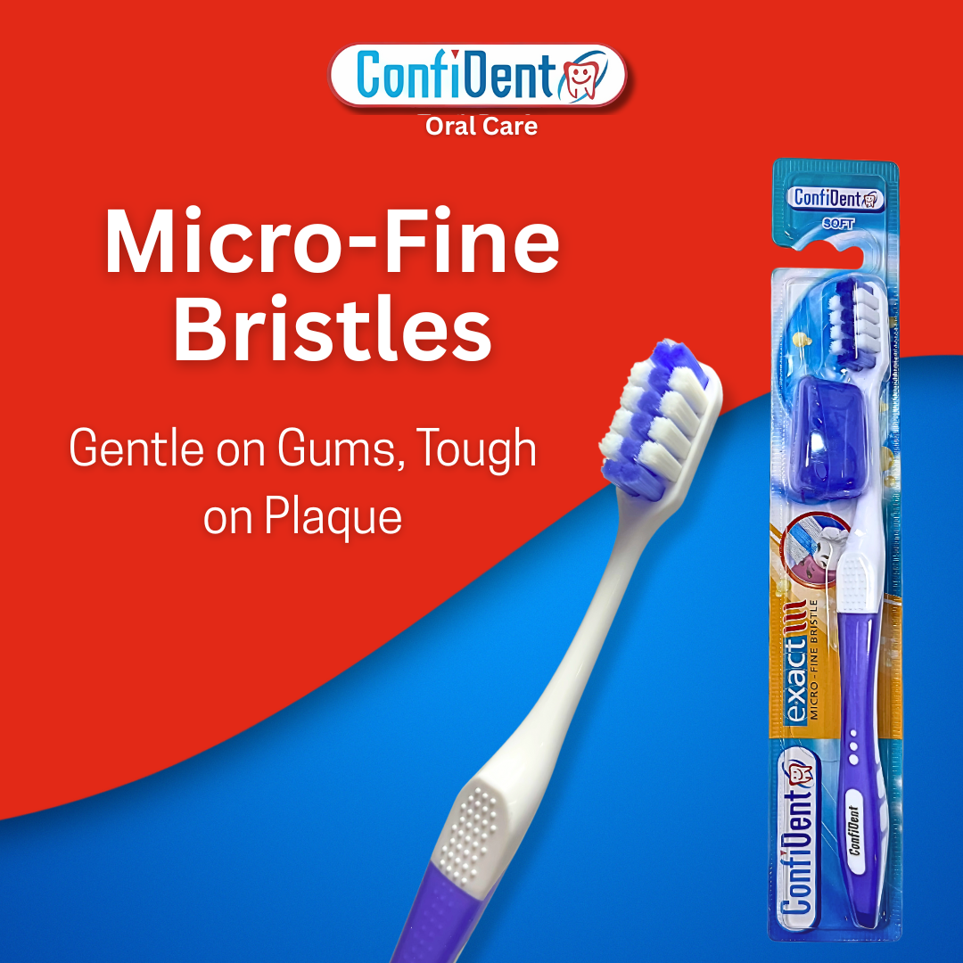 Confident Soft Micro Fine Bristles (MFB) Toothbrush