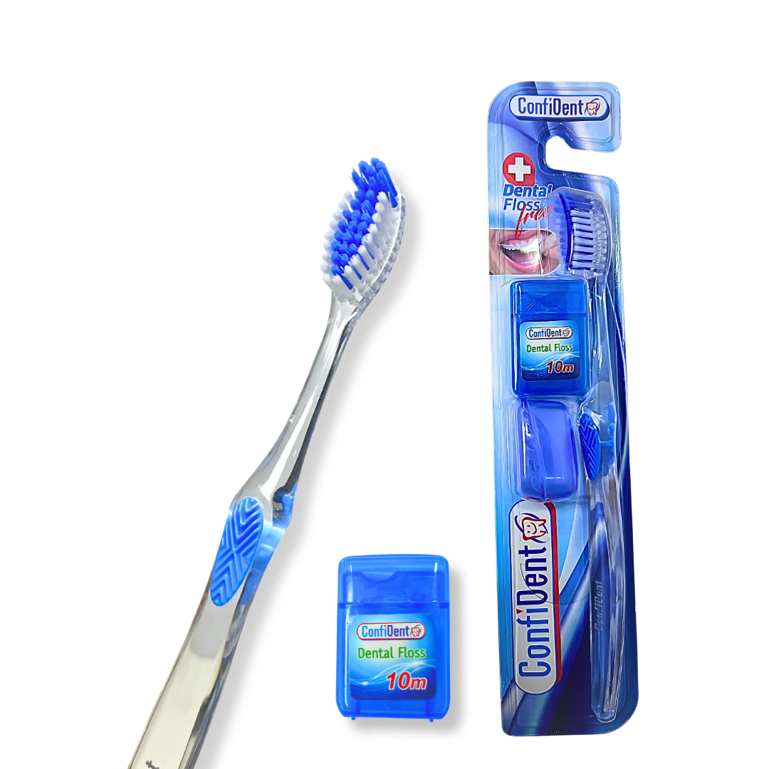 Confident Toothbrush with Free Dental Floss