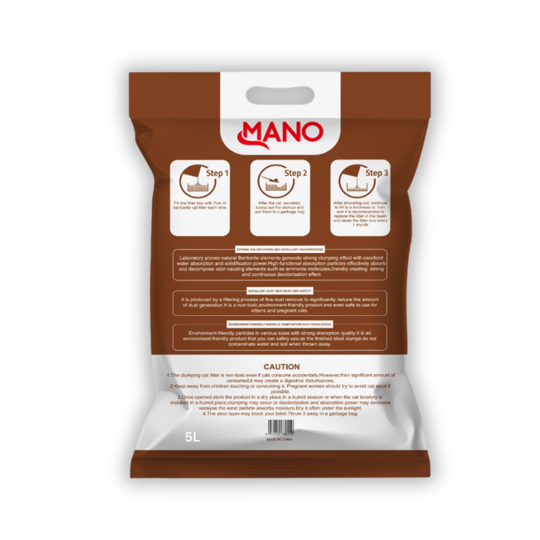Mano Cat Litter Coffee 5L