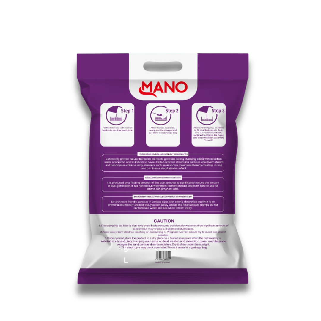 Mano Cat Litter Lavender 5L
