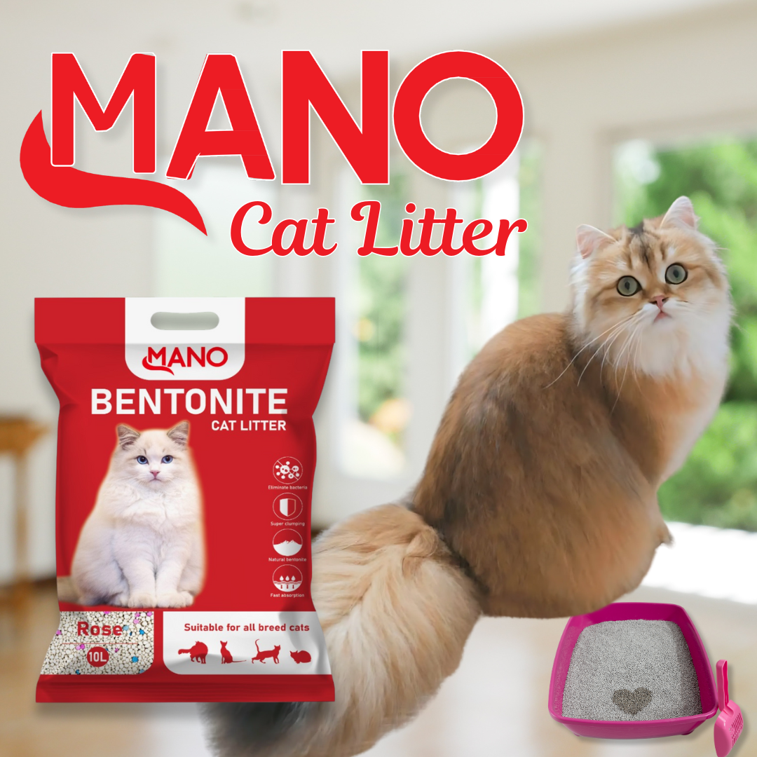 MANO Cat Litter Rose 10L