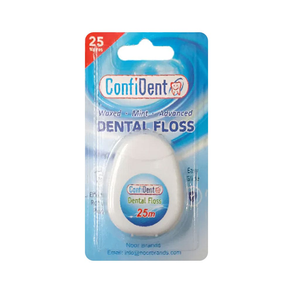 Confident Mint Waxed Dental Floss 25m