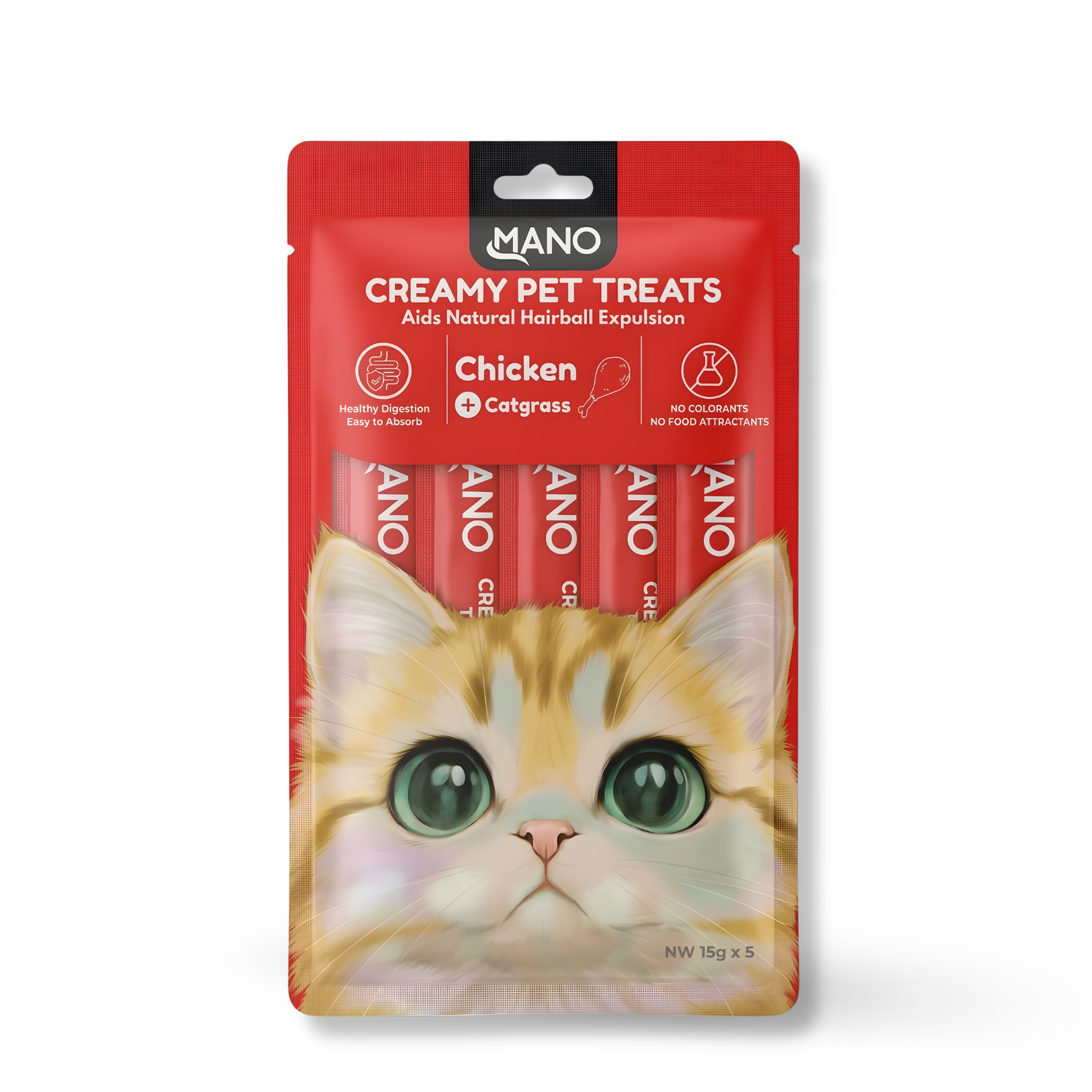 MANO Cat Creamy Treats (Chicken) 75g