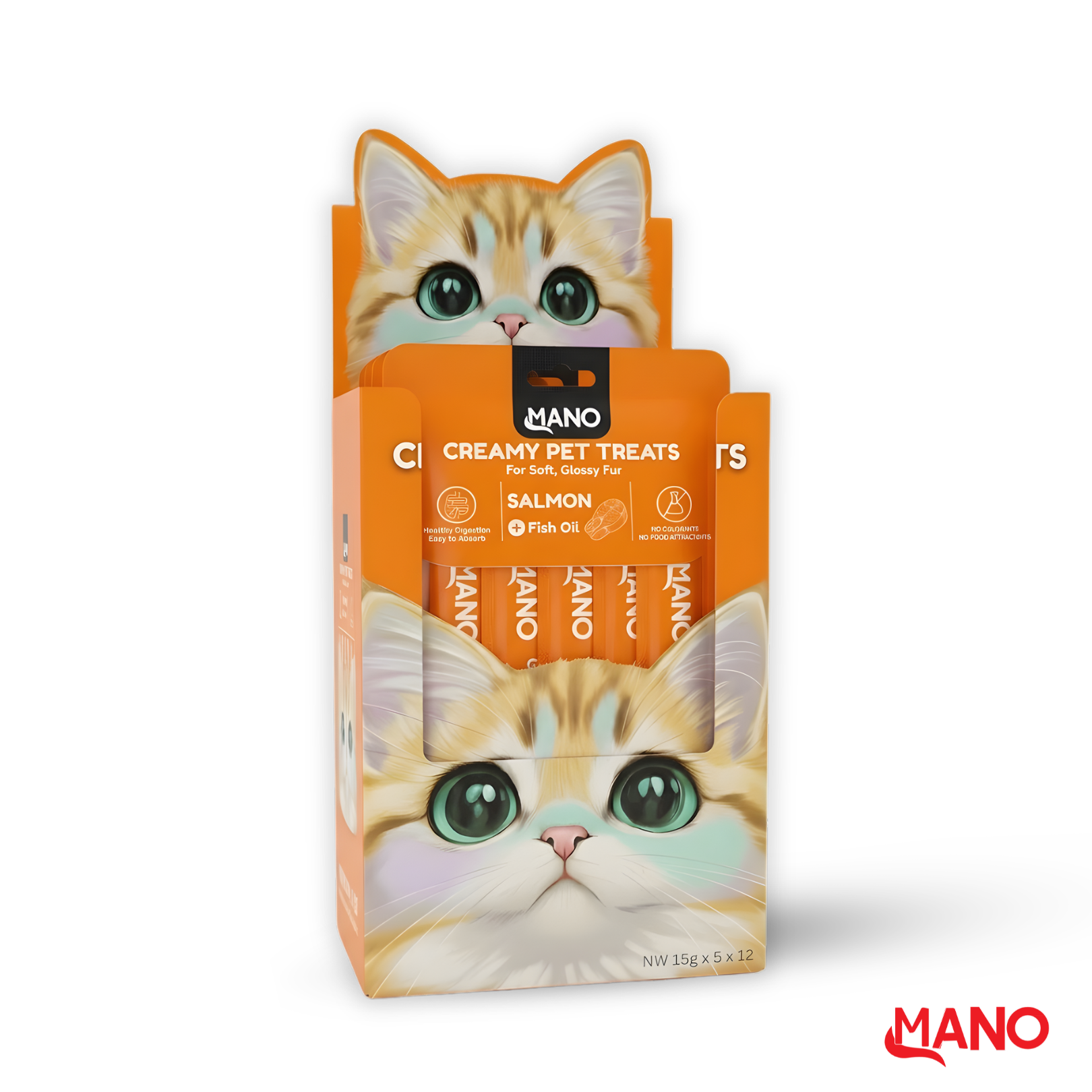 MANO Cat Creamy Treats (Salmon) 75g