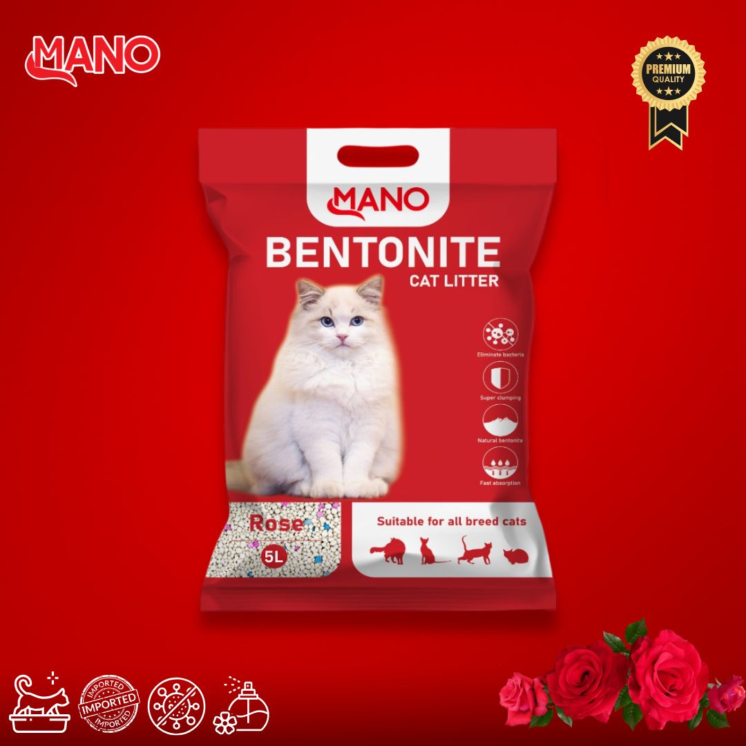 MANO Cat Litter Rose 10L