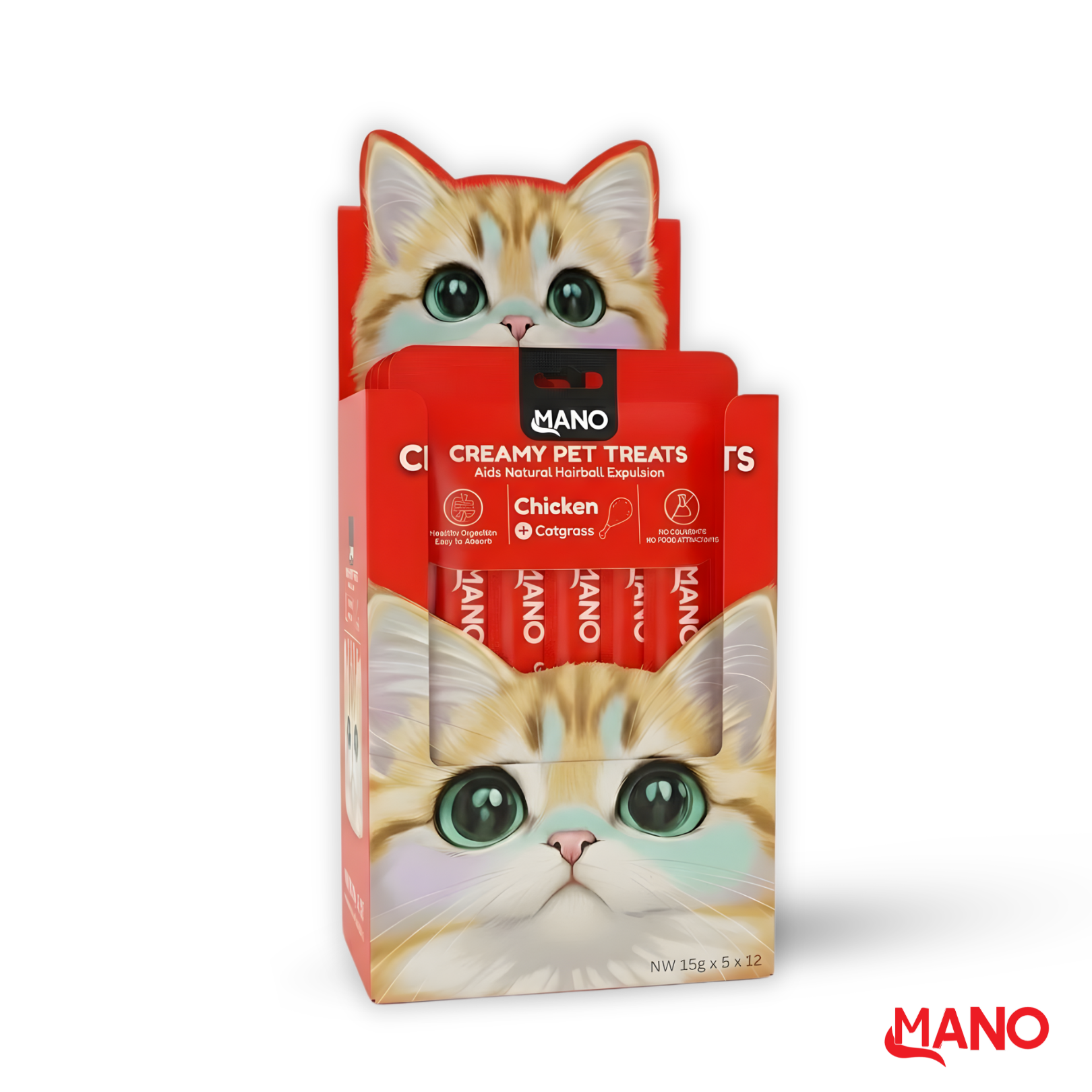 MANO Cat Creamy Treats (Chicken) 75g
