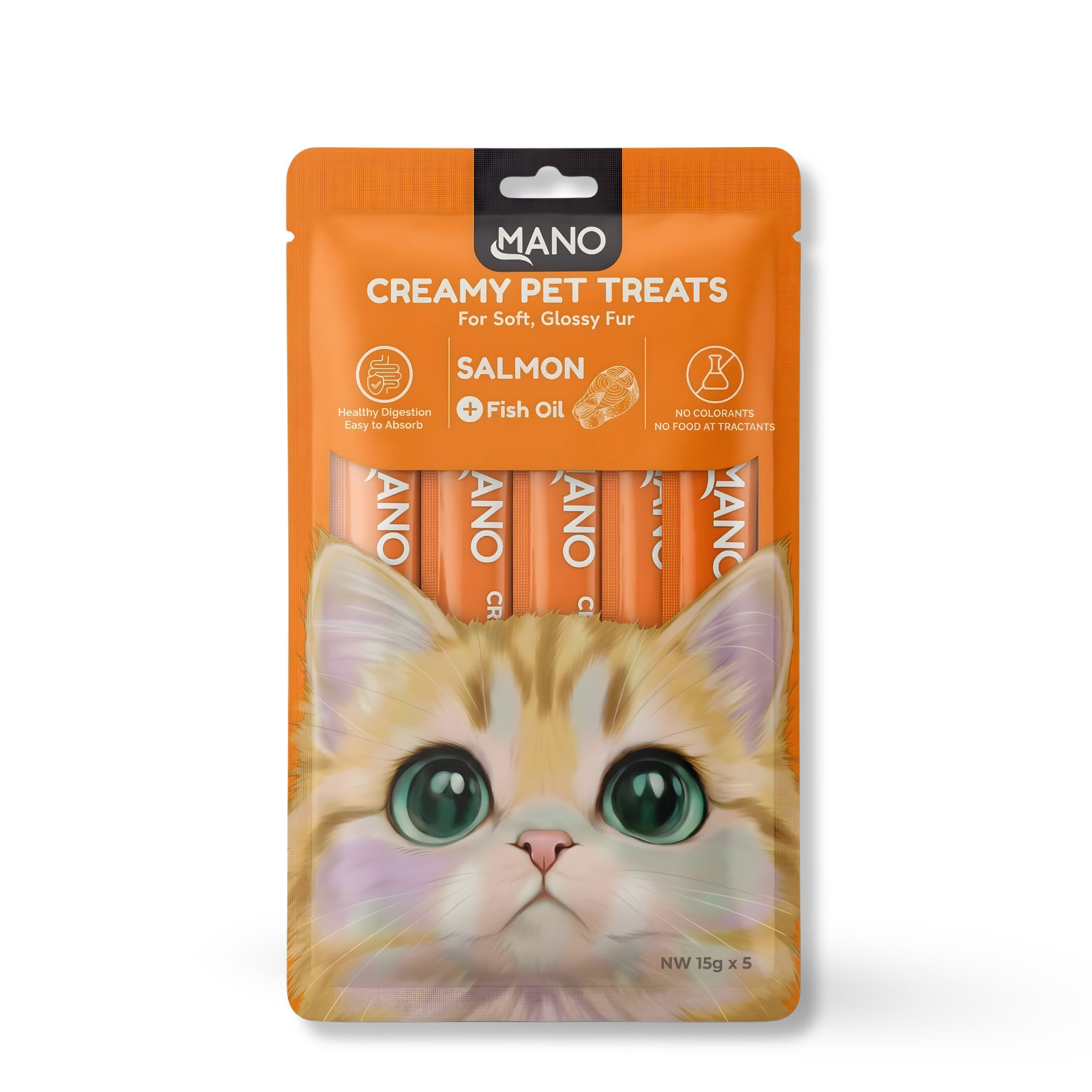 MANO Cat Creamy Treats (Salmon) 75g