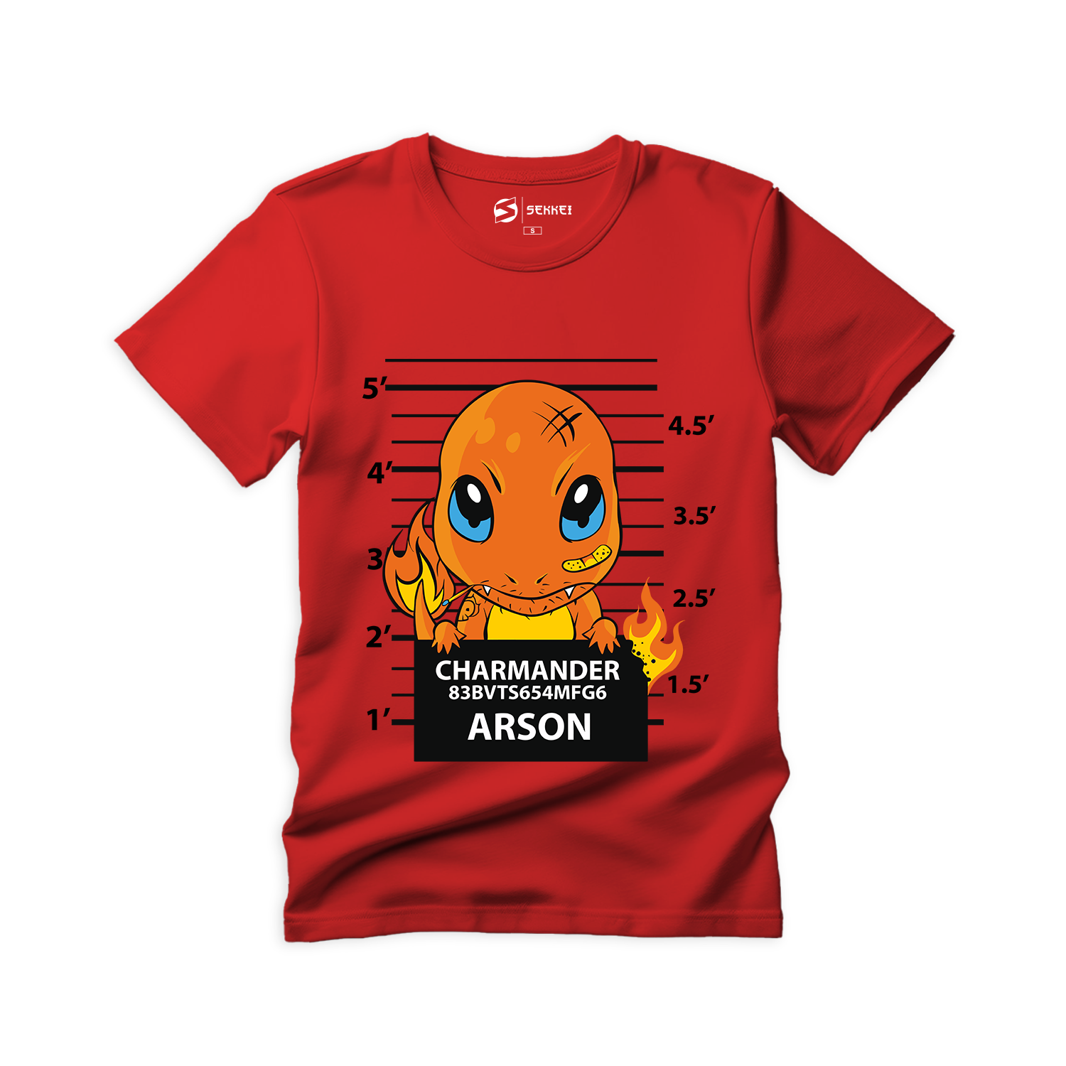 Camiseta Charmander preso