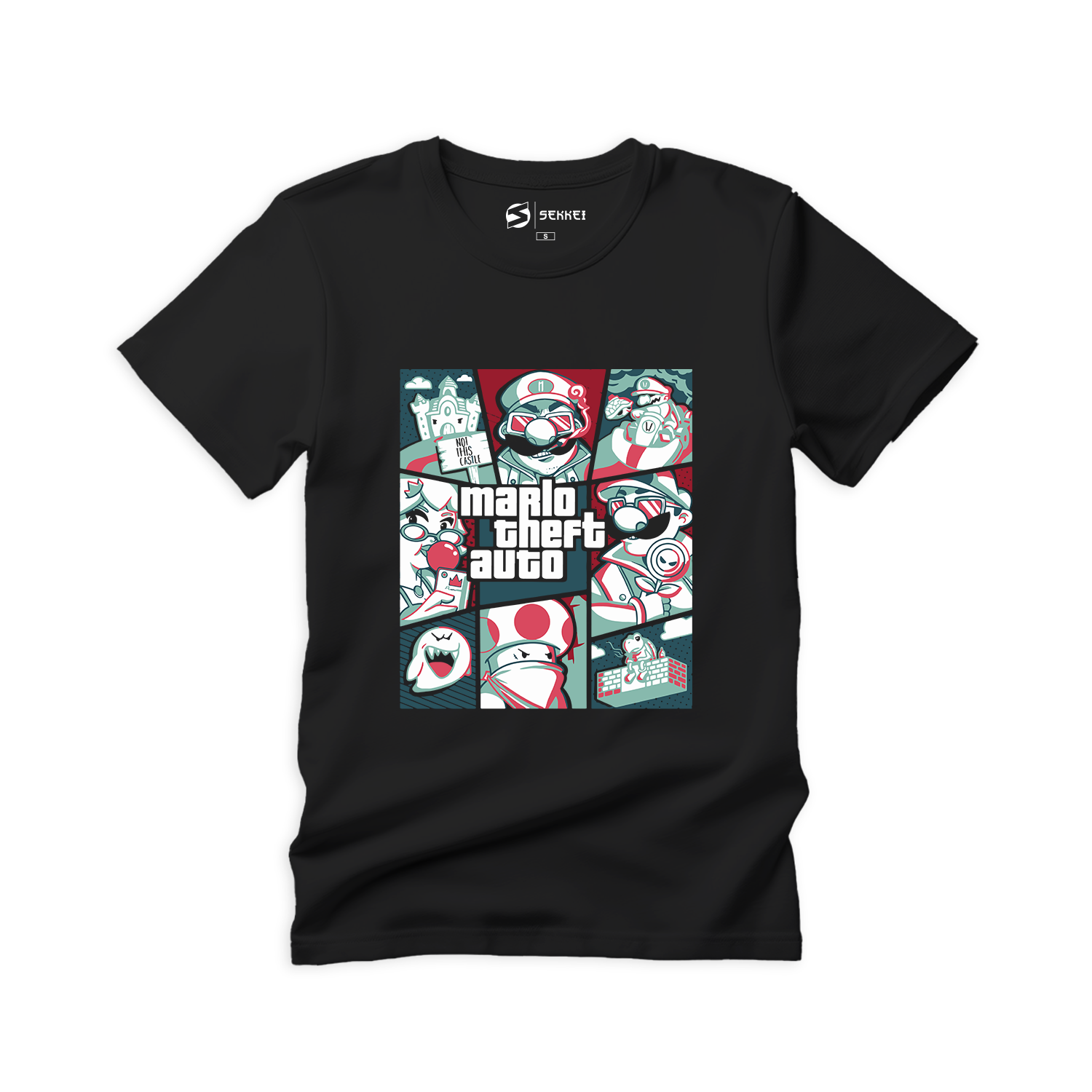 Camiseta Grand Theft Mario